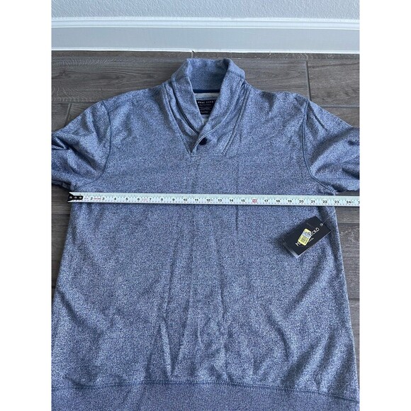 Marc Ecko blue white deadly threads Cut & Sew Men's Size XL NWT NEW Sweater - Picture 6 of 8